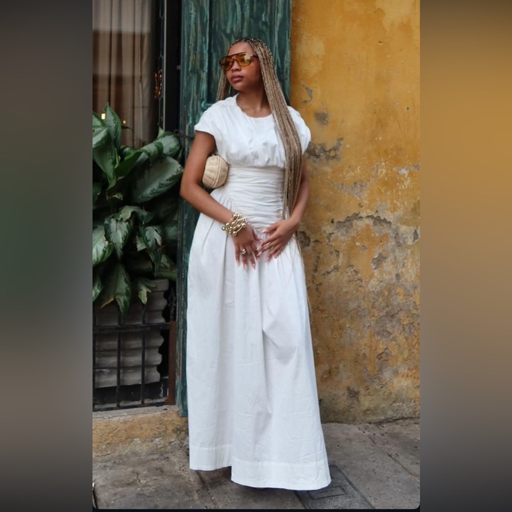 Kai Collective Elegant White Maxi Dress